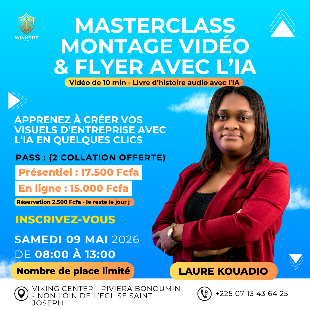 Affiche Masterclass IA du 09 mai 2026