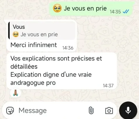 Témoignage WhatsApp 3